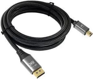 Xiwai 200CM DisplayPort DP1.4 Cable 8K 60hz Ultra-HD UHD 4K 144hz Mini DP to DP Cable 7680*4320 for Video PC Laptop TV