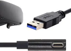 CY 3.0M USB 3.1 Type-C Left Right Angled Type to USB3.0 Data Cable UC-135-3.0M