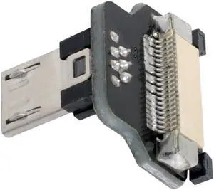 Cablecc Micro USB2.0 CYFPV Male Connector Down Angled for FPV HDTV Multicopter Aerial Photography