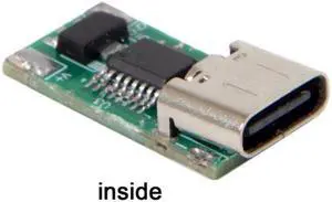 CYSM USB 3.1 Type C USB-C to DC 19V 3.5*1.3mm 1.35mm Adapter PD Emulator Trigger for View Sonic M1+
