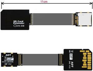 Cablecc SD Male Extender to TF Micro Card Female Extension Cable Adapter Flexible SD/SDHC/SDXC UHS-III UHS-3