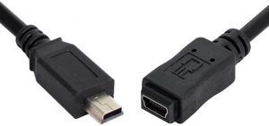Cablecc USB 2.0 Hi speed Mini USB 5Pin Male to Female Extension Adapter Cable 50cm 150cm