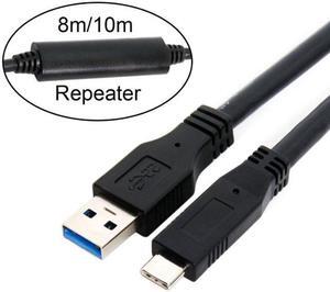 Chenyang CY 10m 8m 5m USB-C USB 3.1 Type C Male to USB3.0 Type A Male Data GL3523 Repeater Cable for Tablet and Phone and Hard Disk Drive