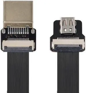 Xiwai CYFPV HDMI Male to Micro HDMI Female Extension FPC Flat Cable 1080P for FPV HDTV Multicopter Aerial Photography