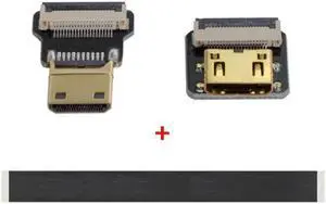 Xiwai CYFPV Mini HDMI Male to Mini HDMI Female Extension FPC Flat Cable 1080P for FPV HDTV Multicopter Aerial Photography