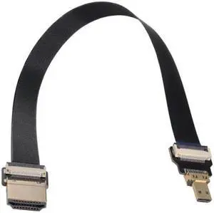 Xiwai CYFPV HDMI Male to Micro HDMI Male Extension FPC Flat Cable 1080P for FPV HDTV Multicopter Aerial Photography