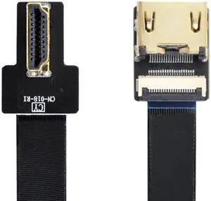 Xiwai CYFPV Right Angled 90 Degree HDMI Male to Female FPC Flat Cable for HDTV Multicopter Aerial Photography