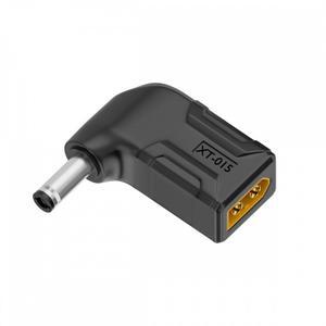 Chenyang XT60 Male SC100 Protocol to DC 5.5x2.1mm Male Fast Charging Angled Horizontal Adapter for RC Lipo Battery Quadcopter Multicopter Aeromodelling