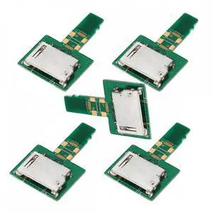 CY 5pcs/lot Micro SD TF Memory Card Kit Male to Standard SD Female Extension Adapter Extender PCBA Reader for Car GPS Phone