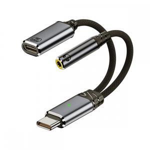 Chenyang USB-C Type-C Male to 3.5mm Female Audio DAC AUX Music 16bit 48kHz & 100W PD Power Cable for Laptop Tablet Phone