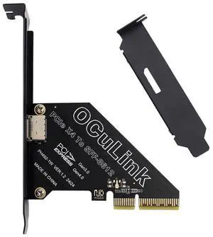 Chenyang PCI-Express 4.0 PCIE 4x to Oculink SFF-8612 SFF-8611 Host Card for U.2 SSD eGPU External Graphics Card Dock
