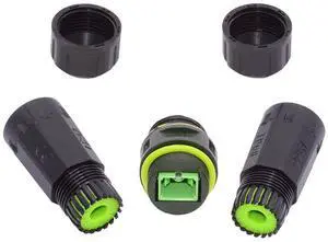 Chenyang M20 Locking IP68 Waterproof SC Female to SC Female Singlemode Fiber Optic Patch Internet Networking Extension Adapter Coupler