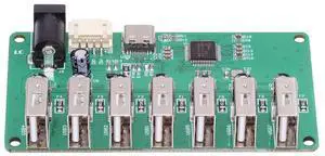 Chenyang USB2.0 Type-C & 4Pin Pitch=2.0mm Wafer 1-to-7 Ports Type-A HUB PCBA PCs 4 Devices for Keyboard Mouse Scanner Printer