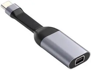 Chenyang USB-C Type-C Source to Mini DP Displayport 4K 60hz Sink HDTV Adapter Ultra Slim Flat Cable 1080p for Laptop Tablet Phone