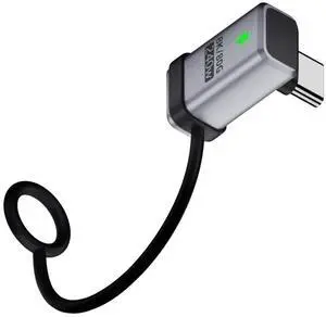 Chenyang 90 Degree USB5.0 80Gbps Male to Female Up Down Angled Extension Adapter with Lanyard Keychain 240W 16K 8K 5K Compatible with USB4.0 Thunderbolt3/4/5