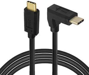 Chenyang USB3.1 Type-C Male to USB-C Vertical 90 Degree Up Down Angled 10Gbps 4K Data Cable 65W