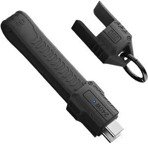 Chenyang USB5.0 80Gbps Flat Slim FPC Cable 240W 16K@30hz 8K 60Hz 5K Lanyard Strap Chain Compatible with 40Gbps USB4.0 Thunderbolt3/4/5 (Black Color)