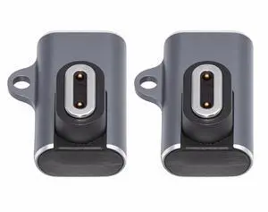 Chenyang 2pcs/lot Magnetic Smart Watch Charging Adapter Horizontal USB Type-C to 2-Pin Compatible with IMOO Z6 Z6S Z6Pro Z7 Z7A Z7S Z8 Z8A Z9 Z10 Z11