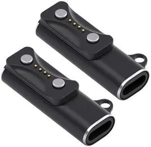 Chenyang 2pcs/lot Magnetic Smart Watch Charging Adapter USB Type-C to 2-Pin Compatible with Polar Vantage V3 M3 Pacer Pro IGNITE3 Grit X2