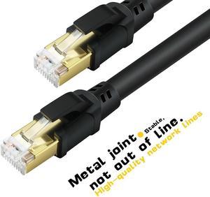 Chenyang 1.0M RJ45 Cat8 Ethernet Network Lan Cable Patch Cord 25/40Gbps for Router Laptop