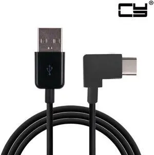 CHENYANG 100cm Right Angled USB 3.1 Type C USB-C to USB 2.0 Cable 90 Degree Connector for Tablet  & Mobile Phone