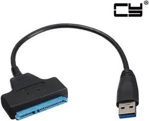 CHENYANG Super speed 5Gbps USB 3.0 to SATA 22 Pin Adapter Cable for 2.5" Hard disk driver SSD