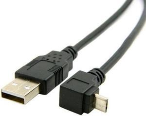 Jimier 100cm Up Angled 90 Degree Micro USB Male to USB Data Charge Cable for Cell Phone & Tablet U2-204-1.0M