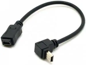 CHENYANG GPS Mini USB 5P 90D up direct angled male to mini usb 5p Female extension cable