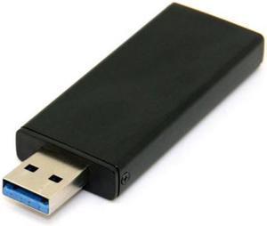FVH 42mm NGFF M2 SSD to USB 3.0 External PCBA Conveter Adapter Card Flash Disk Type with Black Case U3-273-BK