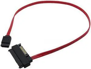 CY SFF-8482 SAS 29 Pin to 7 Pin SATA Cable SF-088-0.5M