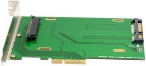 CY PCI-E 3.0 x4 Lane to U.2 U2 Kit SFF-8639 Host Adapter for  Motherboard & NVMe PCIe SSD SA-203