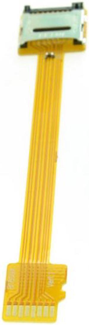 Jimier Micro SD TF Memory Card Kit Male to Female Extension Soft Flat FPC Cable Extender 10cm EP-077