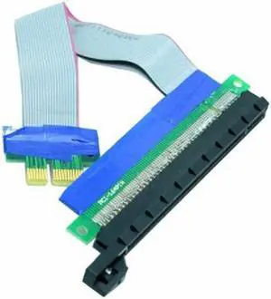 CHENYANG PCI-E Express 1x to 16x Extension Flex Cable Extender Converter Riser Card Adapter 20cm