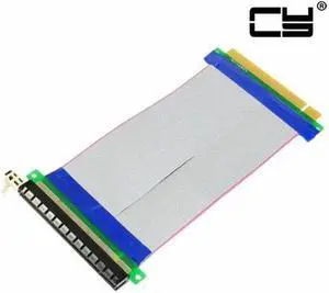 CHENYANG PCI-E Express 16X to 16x Male to Female Riser Extender Card Ribbon Cable 20cm