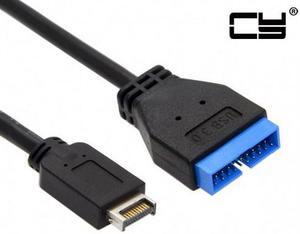 Chenyang USB 3.1 Front Panel Header to USB 3.0 20Pin Header Extension Cable 20cm for ASUS Motherboard