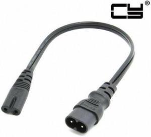 CHENYANG  IEC 60320 C8 Plug to C7 Receptacle Male to Female Extension Power Supply Main Adapter Cable 30cm