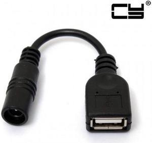 CHENYANG  5V USB Female to DC Power Jack 5.5 2.1mm Charge Adpter Cable for Cell Phone & Tablet