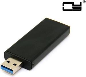 CHENYANG 42mm NGFF M2 SSD  to USB 3.0 External PCBA Conveter Adapter Card Flash Disk Type with Black Case