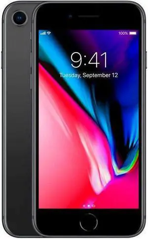 Apple iPhone 8 Smartphone 64GB Space Gray (GSM + CDMA Unlocked) Grade B-