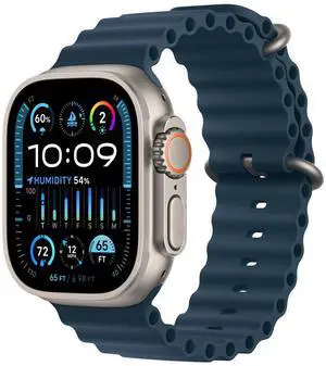 Apple Watch Ultra 1st Gen 49mm Titanium - GPS + Cellular - Ocean Band Blue (Grade A) Apple Watch Ultra 1st Gen 49mm Titanium - GPS + Cellular - Ocean Band Blue (Grade A)