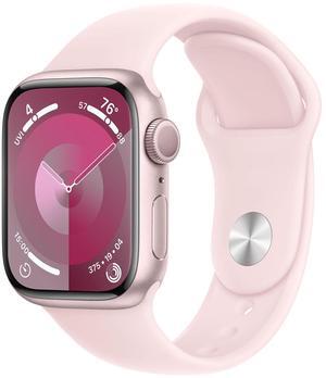 Apple Watch Series 9 41mm (GPS Only) Smartwatch with Aluminum Pink Case + Pink Sport Band S/M | Grade B+