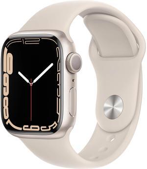 Apple Watch Series 7 41mm (GPS) Aluminum Starlight Case with Starlight Sport Band (Grade B-)