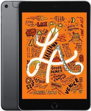 Apple iPad Mini 5 (2019) - 7.9" - 64GB - Wi-Fi + Cellular - Space Gray - Grade B-