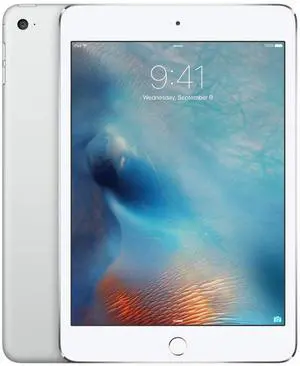 Apple iPad mini 4 (4th Gen) 2015 - 64GB - Wi-Fi - 7.9" - Silver - Grade B+