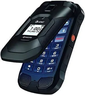 Kyocera DuraXE Epic E4830 Rugged Flip Phone - AT&T + GSM Unlocked - Black (Grade B+)