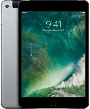 Apple iPad mini 4 (4th Gen) 2015 - 128GB - Wi-Fi + Cellular - 7.9" - Space Gray (Grade B+)