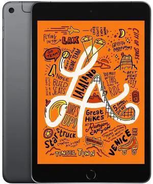 Apple iPad mini 5 (5th Gen) 2019 - 256GB - Wi-Fi + Cellular - 7.9" - Space Gray (Grade B-)