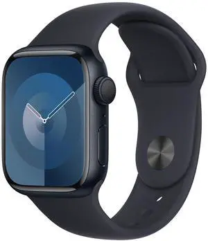Apple Watch Series 9 41mm (GPS) Aluminum Midnight Case with Midnight Sport Band M/L (Grade B+)
