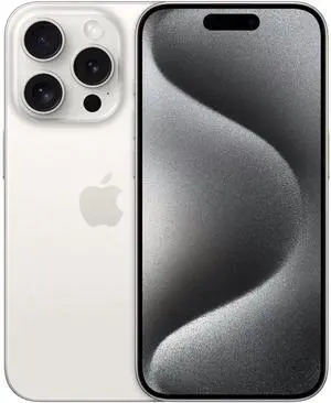 Apple iPhone 15 Pro 256GB Fully Unlocked - White Titanium (Grade B-)