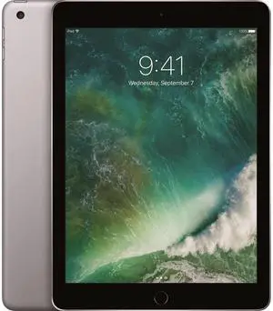 Apple iPad 5 (5th Gen) 2017 - 128GB - Wi-Fi - 9.7" - Space Gray (Grade B-)